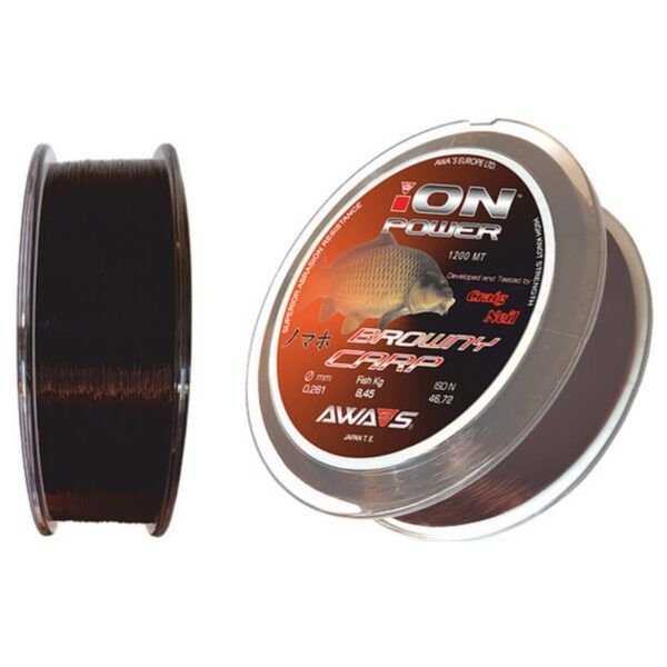 Awa Shima Ion Power Browny Carp 0,35mm 21,10kg 1200m - Imagen 2