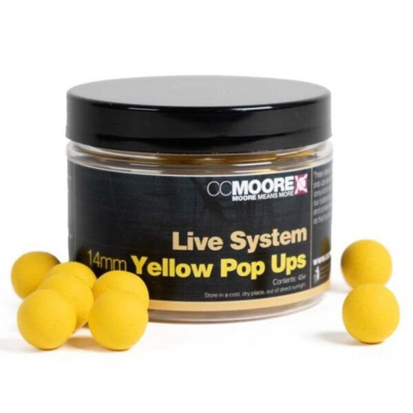 CC Moore Live System Yellow Pop Ups 14mm