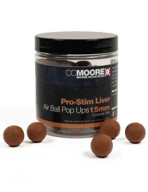 CC Moore Pro-Stim Liver Air Ball Pop Ups 15mm - Imagen 2