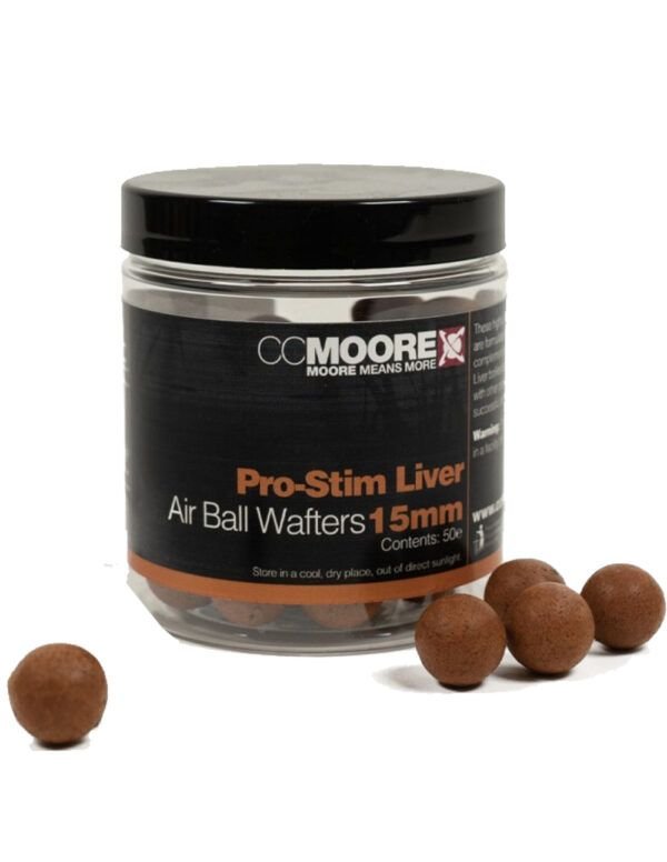 CC Moore Pro-Stim Liver Air Ball Wafters 15mm - Imagen 2