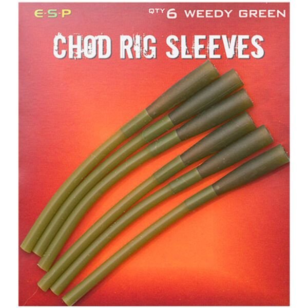 ESP Chod Rig Sleeves Weedy Green - Imagen 2