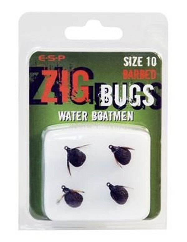 ESP Zig Bug Water Boatmen Barbed Size 10 - Imagen 2