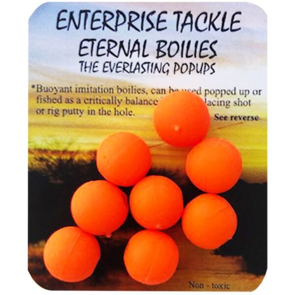 Enterprise Tackle Eternal Boilies Naranja Fluoro 12mm