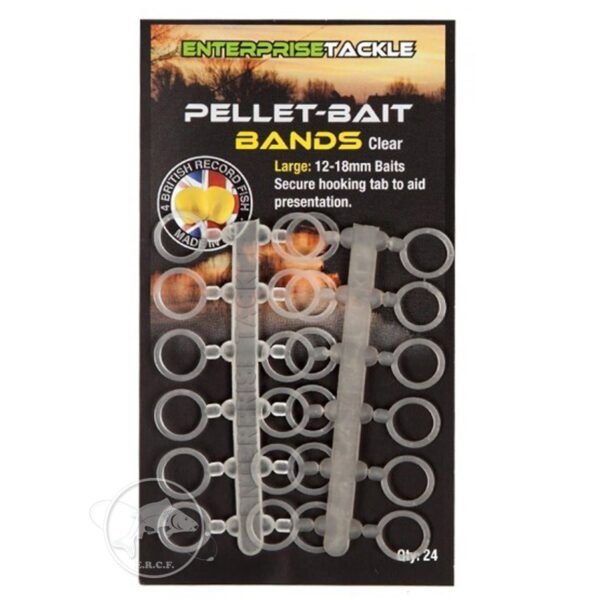 Enterprise Tackle Hair Rig Pellet Bait Bands 10-18mm