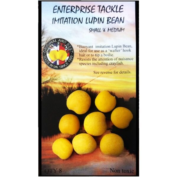 Enterprise Tackle Imitation Lupin Bean Small & Medium Yellow - Imagen 2