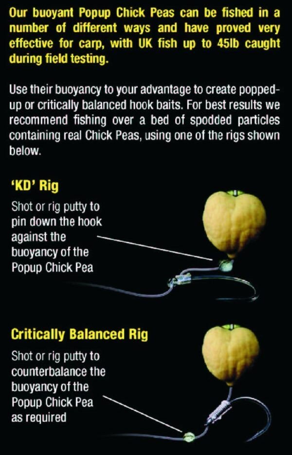 Enterprise Tackle Pop Up Imitation Chick Peas - Imagen 2