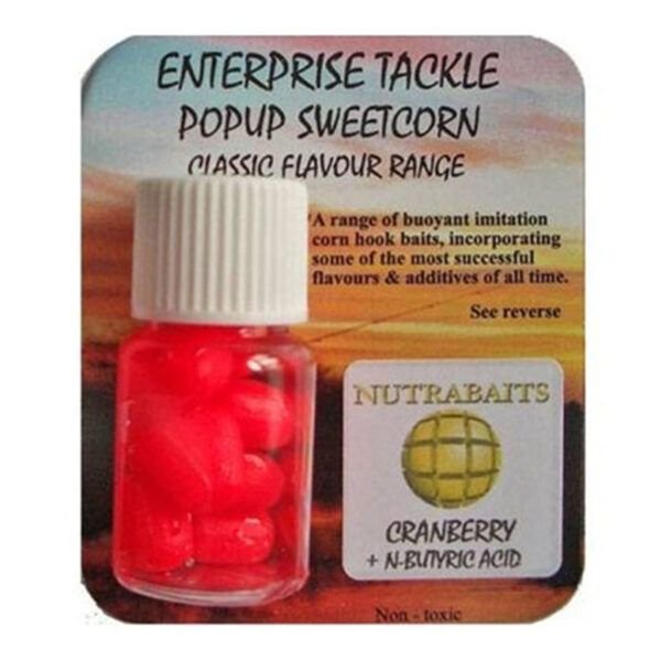 Enterprise Tackle Pop Up Sweetcorn Nutrabaits (Cranberry & N-Butyric Acid)