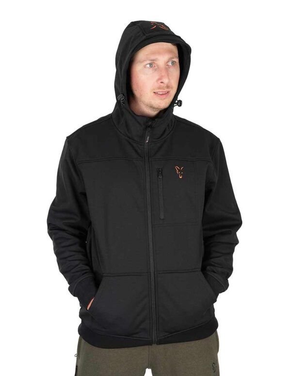 Fox Collection Soft Shell Jacket Black/Orange (Size 2XL) - Imagen 2