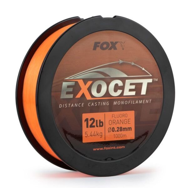 Fox Exocet Fluoro Orange Mono 0.30mm 14lb / 6.5kg (1000m)