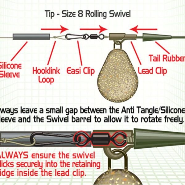 Gardner Rolling Swivels Nº8 (20pc) - Imagen 3