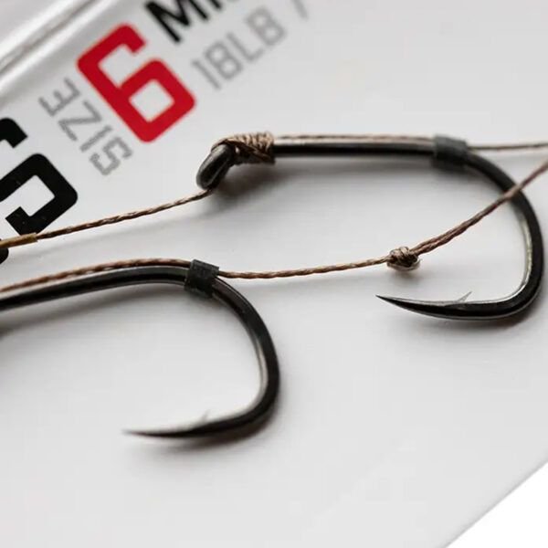 Korda Basix Hair Rigs Wide Gape 4 25lb - Imagen 4