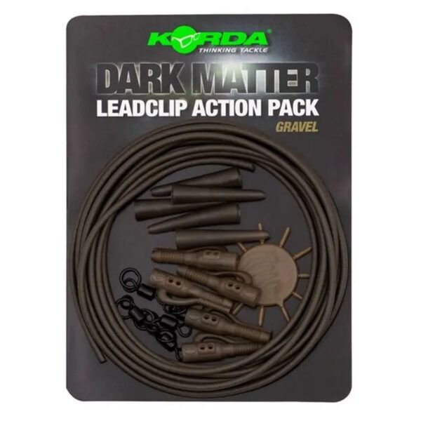 Korda Dark Matter Lead Clip Action Pack Gravel - Imagen 2