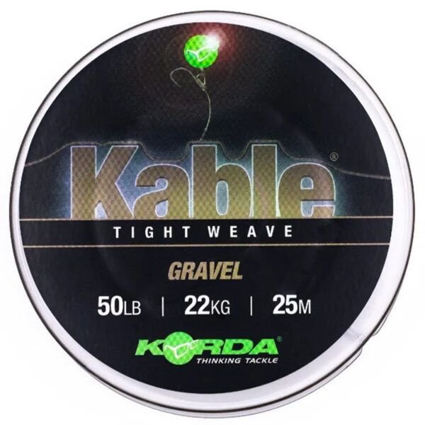 Korda Kable Tight Weave 25m Gravel - Imagen 2