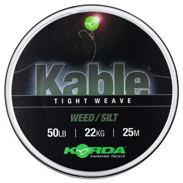 Korda Kable Tight Weave 25m Gravel - Imagen 3