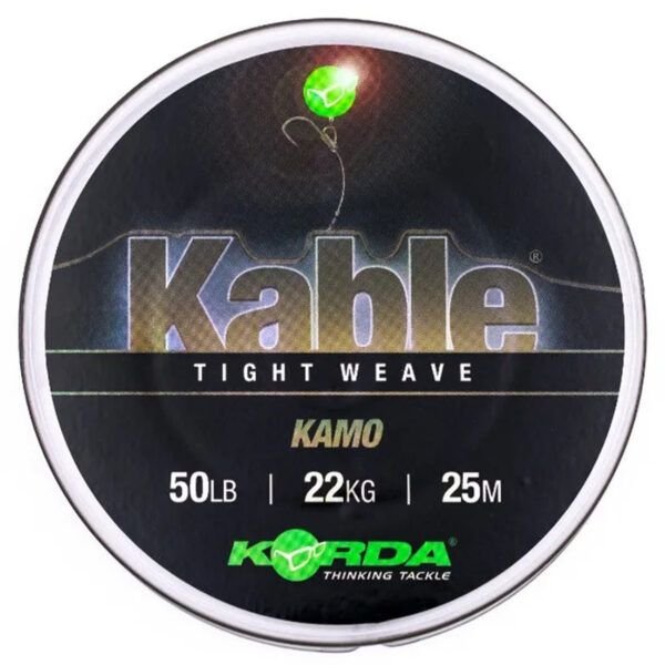 Korda Kable Tight Weave 25m Gravel