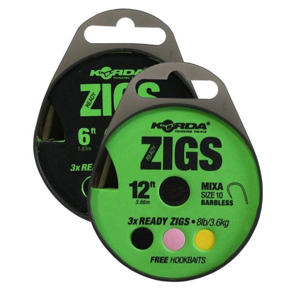 Korda Ready Zigs 10' (Size 10/300cm 3 Zigs En Carrete)