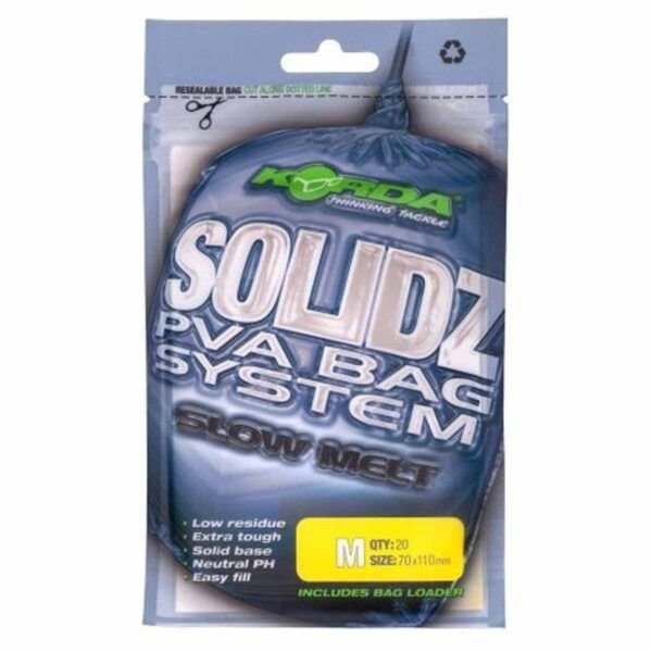 Korda Solidz Slow Melt PVA Bags L - Imagen 3