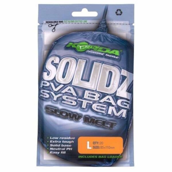 Korda Solidz Slow Melt PVA Bags L - Imagen 4