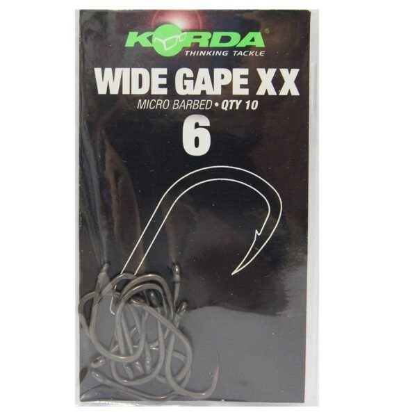 Korda Wide Gape XX Nº6 Micro Barbed - Imagen 2