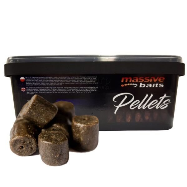 Massive Baits Black Marine Halibut Pellet 20mm 750gr - Imagen 2