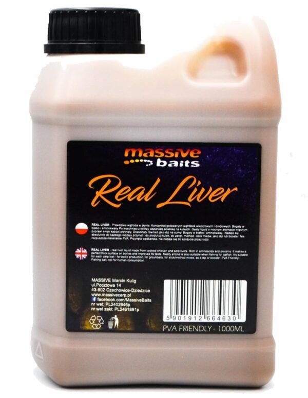 Massive Baits Real Liver 1ltr