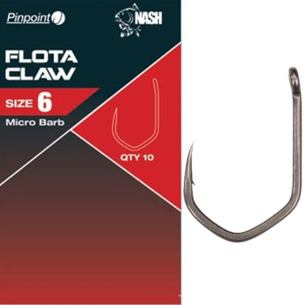 Nash Pinpoint Flota Claw Micro Barbed Size 6