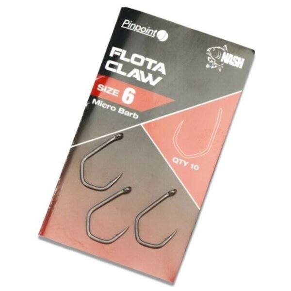 Nash Pinpoint Flota Claw Micro Barbed Size 7 - Imagen 2