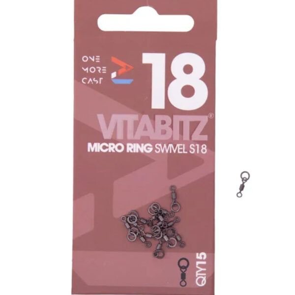 One More Cast Vitabitz Micro Rig Swivel Size 18 - Imagen 2