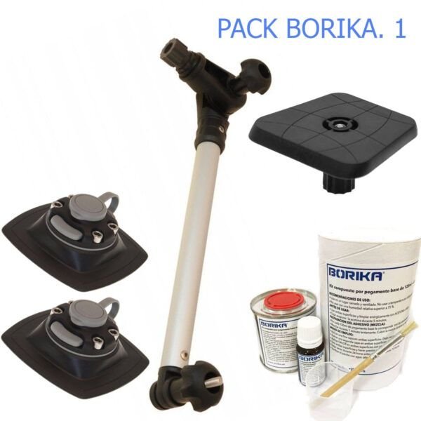 Pack Borika Completo.1 (2 pegatinas+Soporte sonda+Brazo Transductor+Pegamento) - Imagen 2