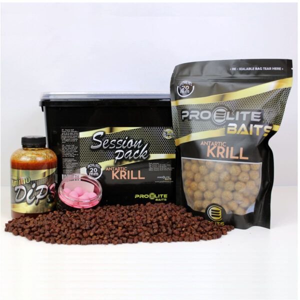 Pro Elite Baits Antartic Krill Gold Session Pack