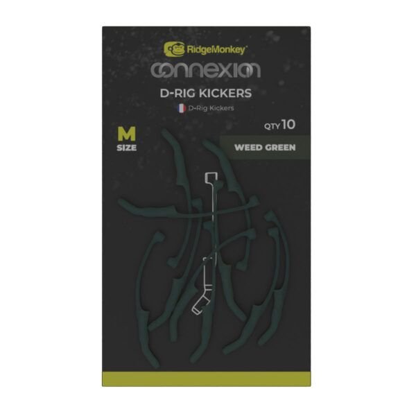 RidgeMonkey Connexion D-Rig Kickers Medium Weed Green - Imagen 2