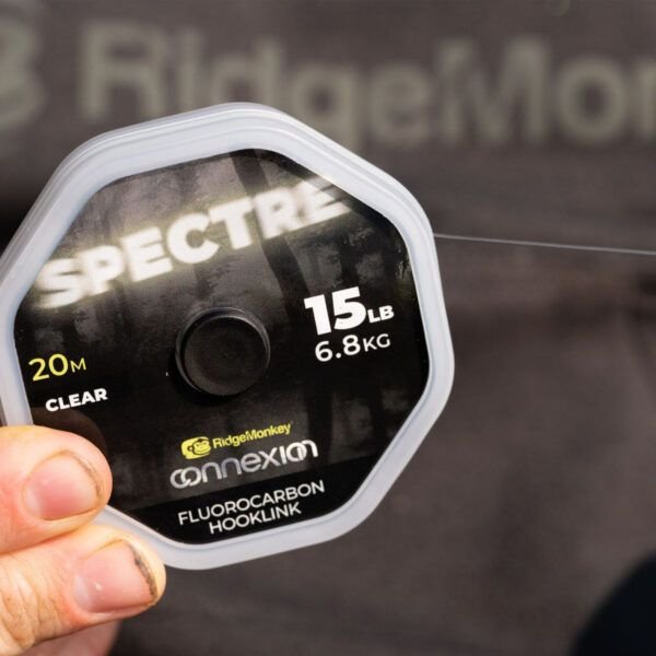 RidgeMonkey Connexion Spectre Fluorocarbon Hooklink 20lb/9,1kg 20m - Imagen 5