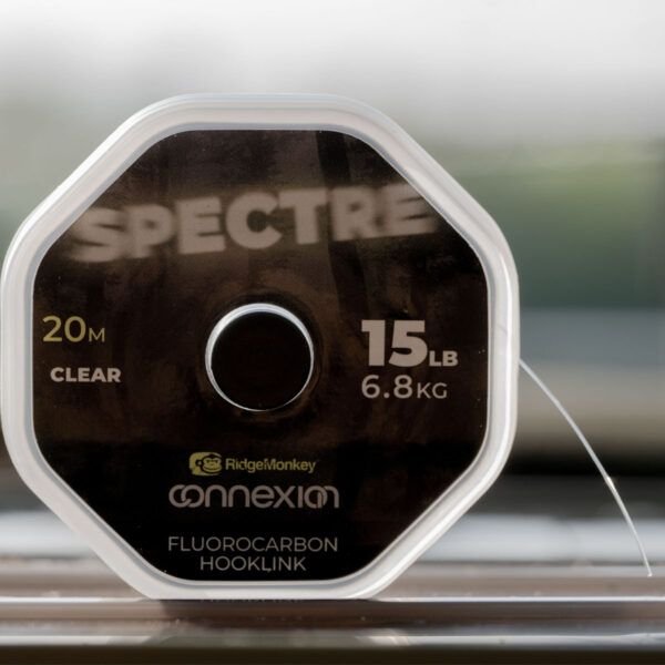 RidgeMonkey Connexion Spectre Fluorocarbon Hooklink 20lb/9,1kg 20m - Imagen 6