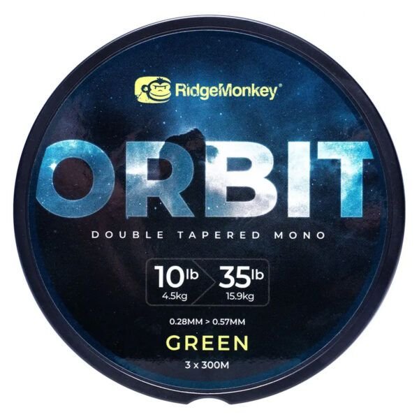 RidgeMonkey Orbit Mono Cónico Doble 0.33-0.60mm 18,1kg (3 Lineas x 300m Para 3 Carretes) - Imagen 2