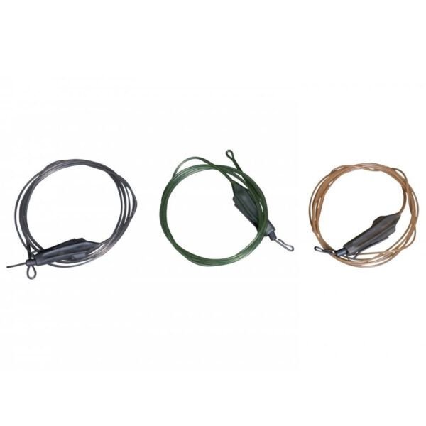 RidgeMonkey Spectre Fluorocarbon Uni Lead Clip Leader Camo Green