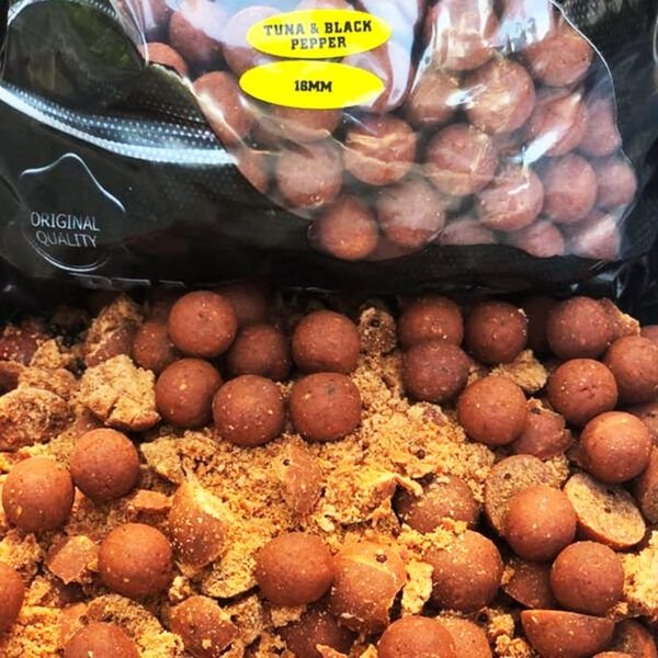 SBS 20+ Premium Boilies Tuna & Black Pepper 24mm 1kg - Imagen 2