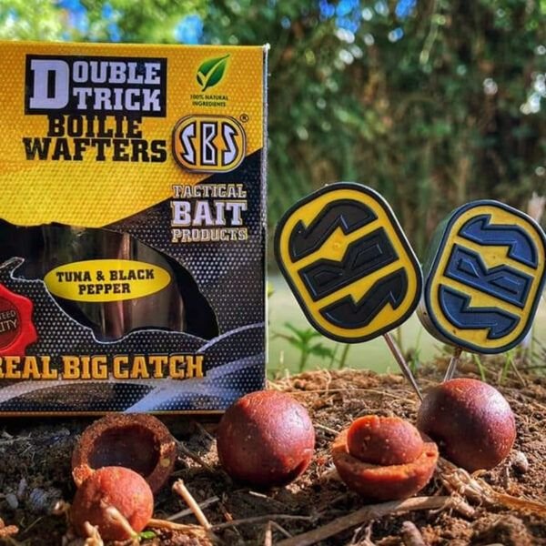 SBS Double Trick Boilies Wafters Tuna & Black Pepper 20mm 150gr