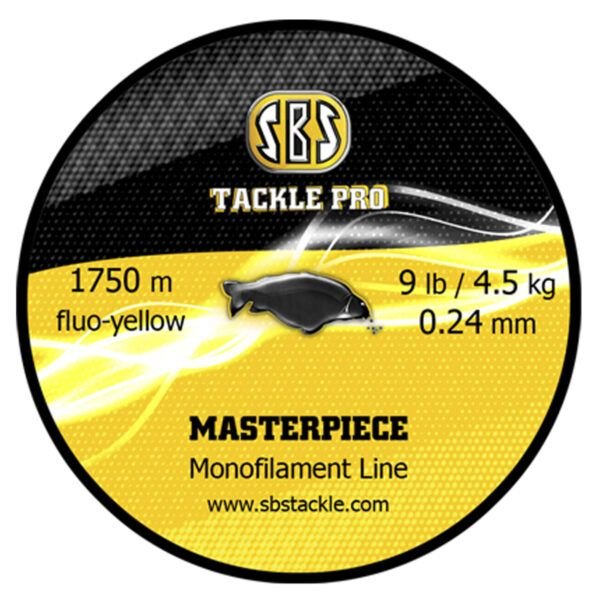 SBS Masterpiece Mono Line Yellow 0.24mm (9lb / 4,5kg) - Imagen 2