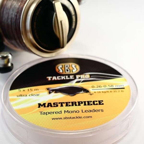 SBS Masterpiece Tapered Mono Leaders 5x Ultra-Clear (0.26 - 0.58mm) - Imagen 2