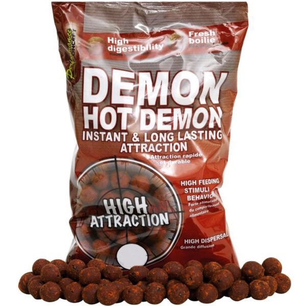 Starbaits Boilies Hot Demon 14mm 1kg - Imagen 4