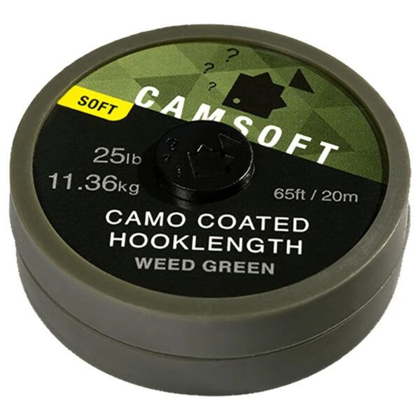 Thinking Anglers Camsoft Hooklength Camo Gravel Brown 25lb - Imagen 2