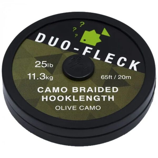 Thinking Anglers Duo Fleck Camo Braided Hooklength 25lb - Imagen 4