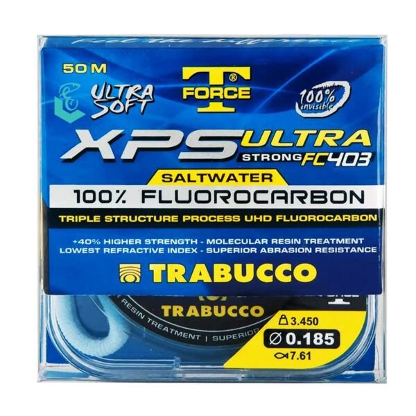 Trabucco T-Force XPS Ultra Strong FC403 Fluorocarbon (0,45mm 32,41kg 50m) - Imagen 2