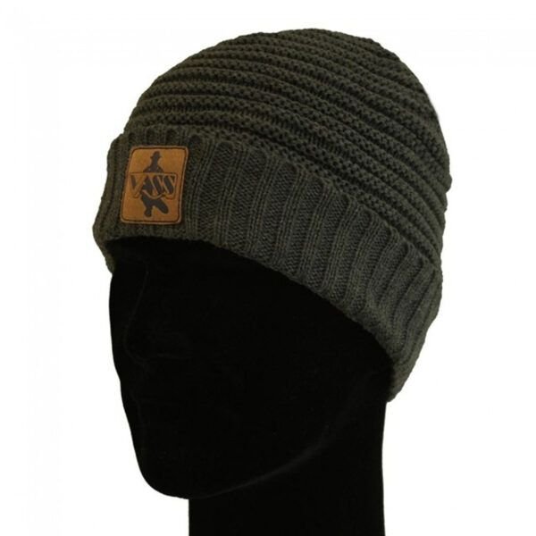 Vass 'Fleece Lined' Ribbed Beanie Brown - Imagen 4