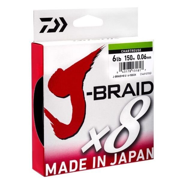 Daiwa J-Braid X8 0,28mm 26,5kg ( 150m )