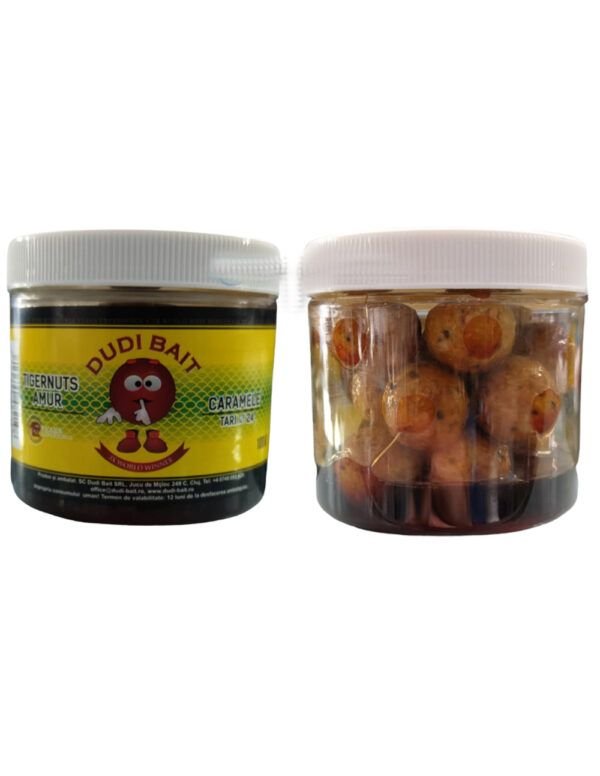 Dudi Bait Boilies Chufa Amur Solubles Caramele 20mm 100gr