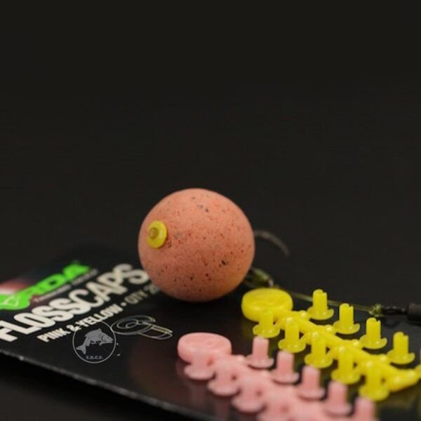 Korda Floss Caps Pink & Yellow - Imagen 2