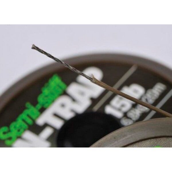 Korda N-Trap Semi Stiff 15lb Weedy Green (20 m)