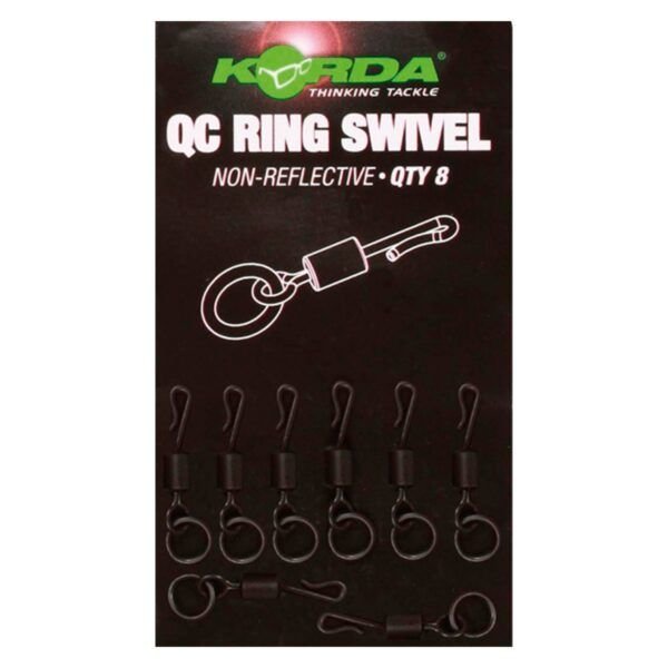 Korda Quick Change Ring Swivel Size 8 - Imagen 4