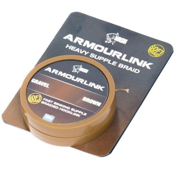 Nash Armourlink Gravel Brown 25lb 20mtr - Imagen 2